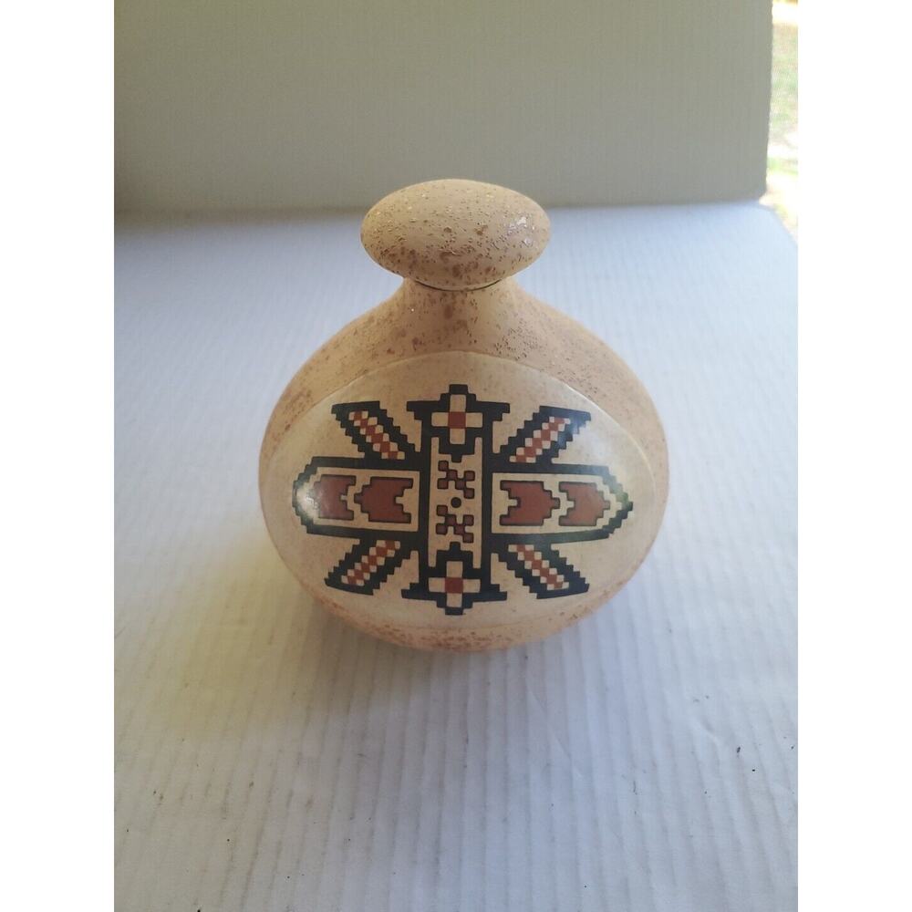 Navajo Jar With Lid From Mud Magic Ceramics By Regina Sauer Tonopah Nevada
